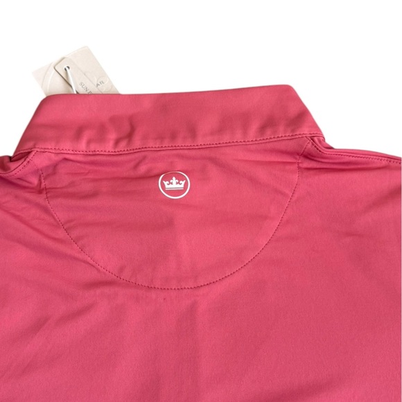 PETER MILLAR WOMEN'S SUN PROTECTION LONG SLEEVE 1/4 ZIP TOP GOLF PINK SMALL NEW - Picture 13 of 14